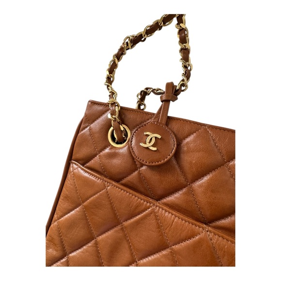 CHANEL Authentic Matelasse Chain Quilted Vintage Shoulder Bag Brown - Picture 8 of 16
